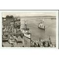 Germany TRAVEMUNDE Harbour Postcard by Schoning...