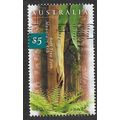 AUS 1996 $5.00 'SOFT TREE FERN' FINE USED (EBID...