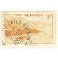 Monaco 1949 - 10f orange - Monaco Harbour Entra...