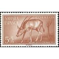 SPANISH SAHARA, MAMMAL, Oryx dammah, brown 1955...