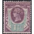 GB, 1887-92 1.5d purple/green, SG 198 (Scott 11...