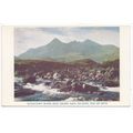 Sligachan Burn and Sgurr Nan Gillean Isle of Skye Wm S Thomson Postcard