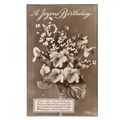 A JOYOUS BIRTHDAY .used vintage postcard 1928 p...