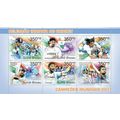 GUINE BISSAU 2011 SHEET MNH TEAM INDIANA CRICKE...
