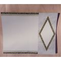 Gray Marble Tri-fold Brochure Paper Stationery ...