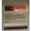 Matchbook Cyklop - sichert lhr Transportgut