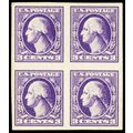 535, Mint Superb NH 3¢ Imperforate Block of Fou...