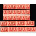 WS12, Mint F-VF NH 27 Pairs In Strips/6 CV $162...