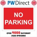 VE021 NO PARKING SIGN INDUSTRIAL ESTATES TRAFFI...