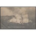 Brand der Dresdener Vogelwiese, 1909 - BNK Foto-AK
