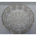 Vintage Anchor Hocking Clear Pressed Glass Cand...
