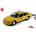 RARE KEYCHAIN TAXI CAB YELLOW CHEVY CAPRICE NEW...