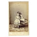 Victorian cdv photo infant girl & baby Wolverha...