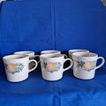 Vintage Lot 6 CORNING ABUNDANCE COFFEE CUPS Tea...