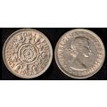 United Kingdom Florin Two Shillings 1967 Used. ...