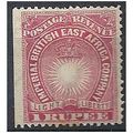 British East Africa 1890 SG14 1 Rupee Carmine M...