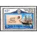 Turks & Caicos 1979 Rowland Hill 45c Penny Blac...