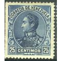 Venezuela 1899 - SG181 - 25c blue - Bolivar - MH