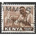 KENYA 1963 SG 2 - fine used (o) - ANIMAL
