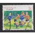 AUS 1989 3c 'SPORTS - FOOTBALL' FINE USED (EBID...