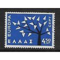 GREECE 1962 EUROPA 4d.50 BLUE AND BLACK SG899 F...