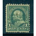 Used 279 1c Benjamin Franklin Average M04324