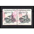 Used 2463 20c Railway Cog Very Fine CNP Left 2 ...