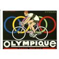 Advertising OLYMPIQUE CYCLES Postcard (Mayfair ...