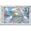 SLOVAKIA, SHIP, Passenger 02 400, blue 1994, 10...