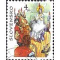 SLOVAKIA, Sending down Holy Spirit, orange 1998...