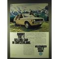 1979 Volkswagen Rabbit Ad - #1 Selling In Switzerland