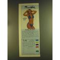 1980 Royal Silk Le Bikini Ad - Sizzling Silk Bikini