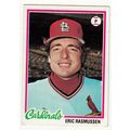 1978 Topps baseball card 281 Eric Rasmussen - C...