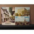 multiview, NORWICH, NORFOLK. used postcard 1970...