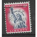 USA 1961 11c DEEP ULTRAMARINE & CARMINE RED STA...