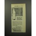 1955 Hammacher Schlemmer Fizzmaster Ad - New way to make soda