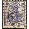 Stamp German Empire SG86 1906 20pfg Germania Used