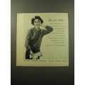1960 Bonwit Teller Sweater by Henry Pollak Ad - Cables from Abroad
