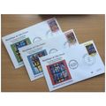 Côte d'Ivoire 1994 FDC Mi. 1120-1122 Vitraux Ca...