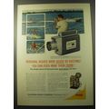 1960 Kodak Zoom 8 Movie Camera Ad - Personal movies were never so exciting!