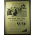 1960 Kodak Retina Reflex S Camera Ad - Master of every picture situation