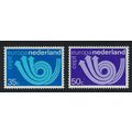 Netherlands Post horn Europa 2v 1973 MNH SG#117...