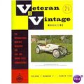 Veteran And Vintage Magazine Vol 7 No 7 MARCH 1963