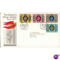 GB FDC 1977 - Silver Jubilee tour - Liverpool HS