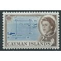Cayman Islands 1962 SG168 2d Blue & Deep Brown ...