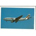 Aviation ALITALIA AIRBUS A300B4-203 Postcard by...