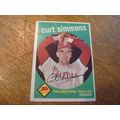 1959 Topps, CURT SIMMONS, #382, Phillies