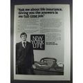 1980 New York Life Insurance Ad - Giving You Answers