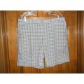 Men's Haggar Flat Front Plaid Shorts - Size 38