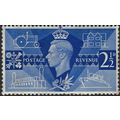 GB, George VI, Peace and Industry, blue 1946, 2½d